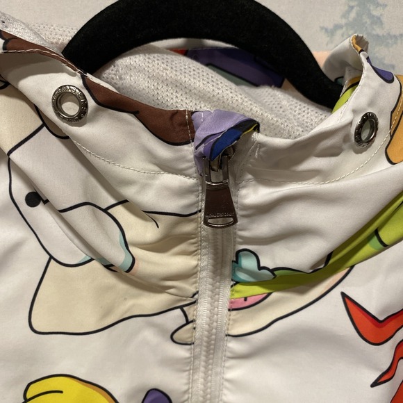 MEMBERS ONLY NICKELODEON RUGRATS -‎ Men's White Lined Hoodie Jacket - Size Small - Picture 2 of 7